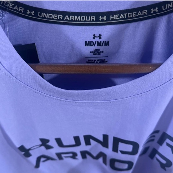 Under Armour Men's Lavender Short Sleeve Tee - Picture 2 of 5